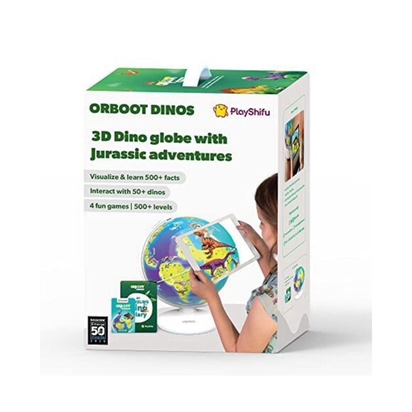 PlayShifu Interactive Dinosaur Toys Orbit Dinos Globe + App Mobile Tablet New - Picture 1 of 5